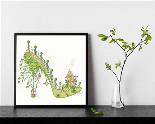 Walk Home Cross Stitch Kit