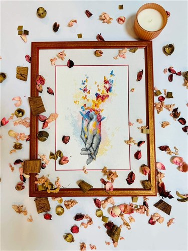 Love Is In The Air Cross Stitch Kit