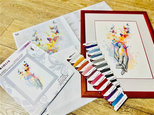 Love Is In The Air Cross Stitch Kit