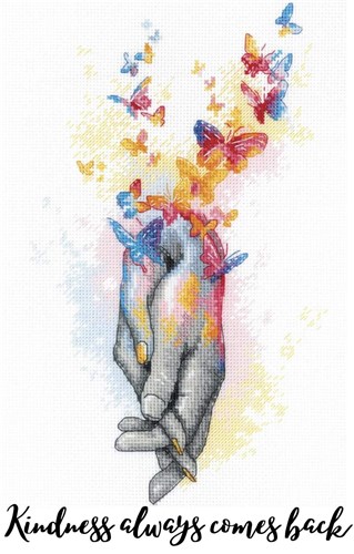 Love Is In The Air Cross Stitch Kit