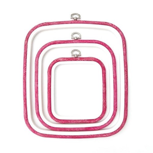 Square Flexi Hoop Nurge - Pink