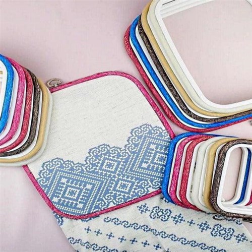 Square Flexi Hoop Nurge - Pink
