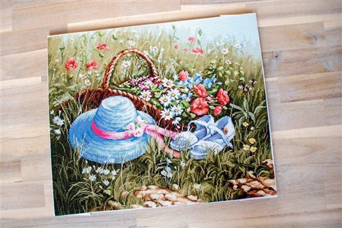 Meadow With Poppies Cross Stitch Kit