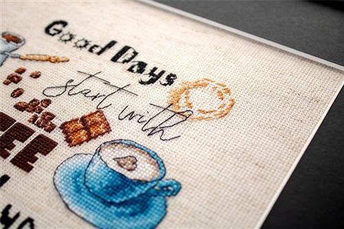 Counted Cross Stitch Kit Coffee Time