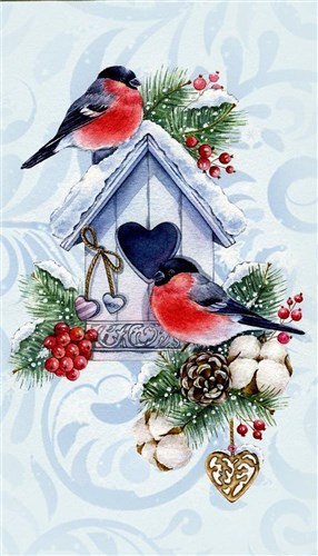 Winter Bullfinches Diamond Painting Kit