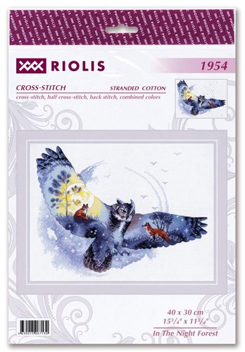 In The Night Forest Cross Stitch Kit