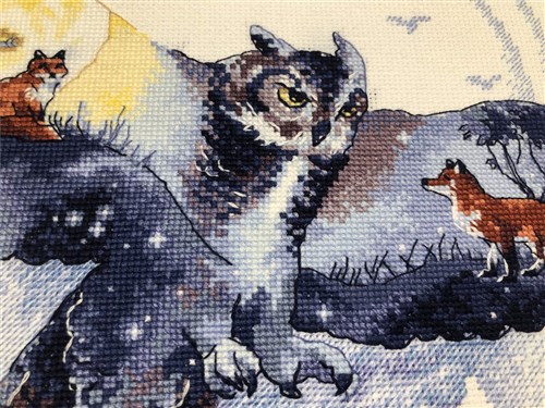 In The Night Forest Cross Stitch Kit