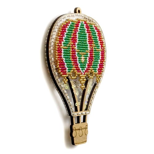 Beadwork Hot Air Balloon Ornament Kit