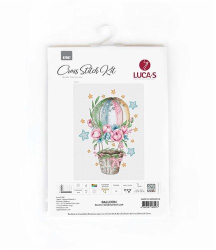 Hot Air Ballon Cross Stitch Kit