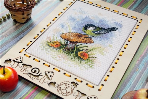 On The Mushroom Forest Edg Cross Stitch Kit