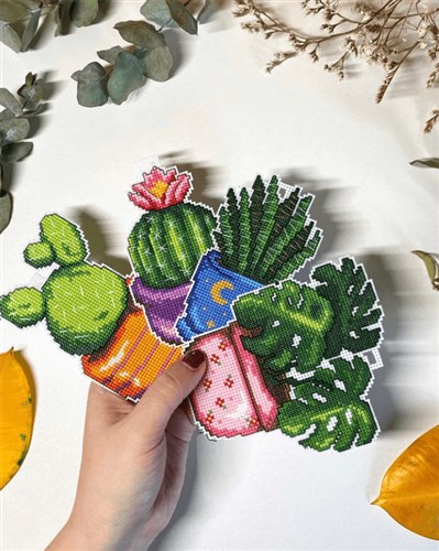 Cactus Cross Stitch Kit