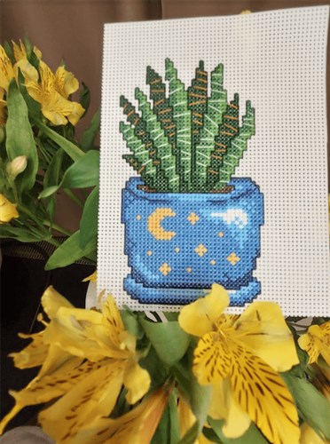 Cactus Cross Stitch Kit