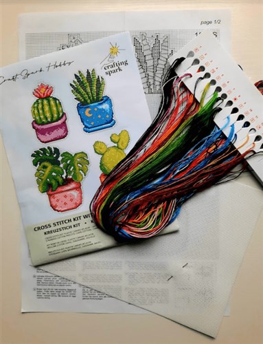 Cactus Cross Stitch Kit