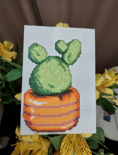 Cactus Cross Stitch Kit
