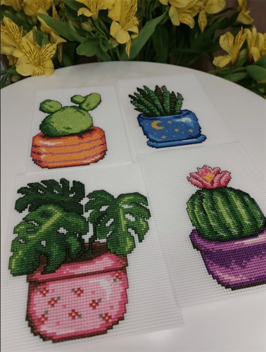 Cactus Cross Stitch Kit