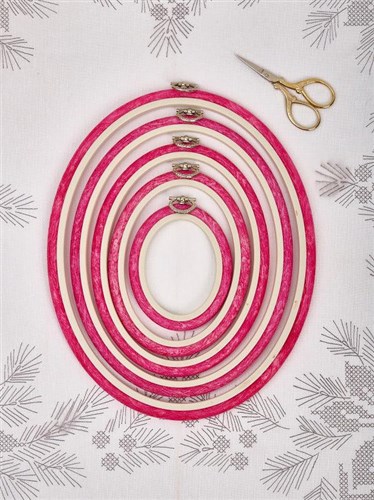 Oval Flexi Hoop Nurge - Pink