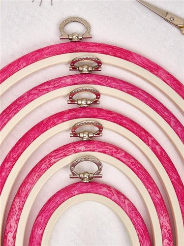 Oval Flexi Hoop Nurge - Pink