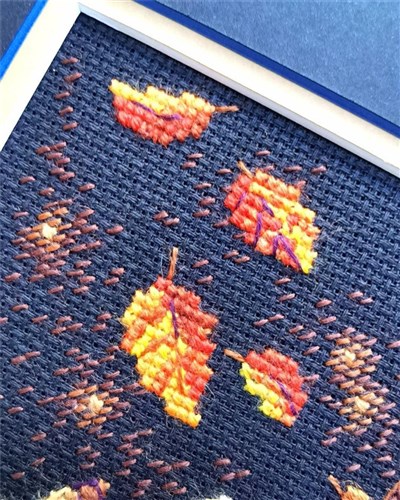 Cozy Autumn Cross Stitch Kit