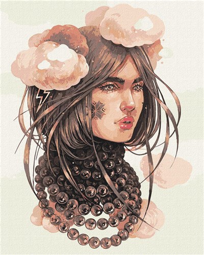 Paint By Numbers Kit Cloudy Thoughts