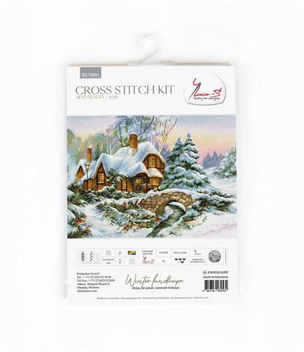 Winter Landscape Cross-Stitch Kit