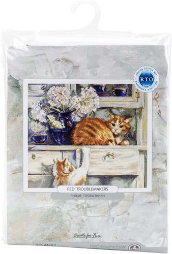 Red Troublemakers Cross Stitch Kit