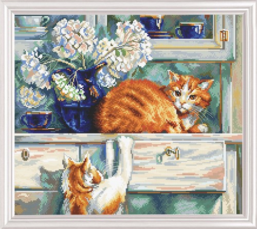 Red Troublemakers Cross Stitch Kit