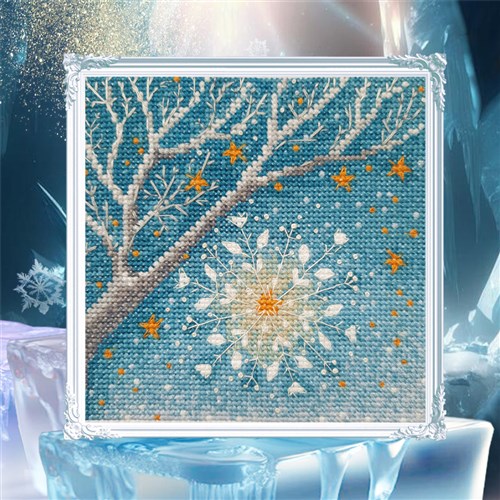 Magic Snowflake Of Wishes Cross Stitch Kit