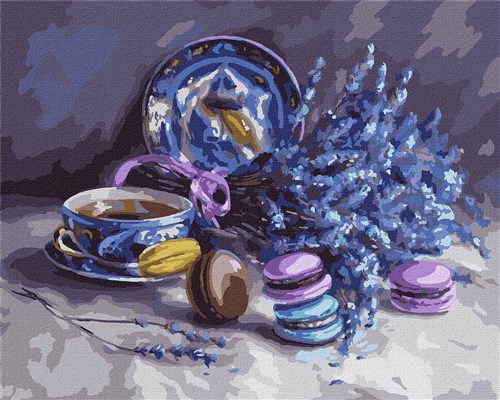 Paint By Numbers Kit Still Life With Lavender