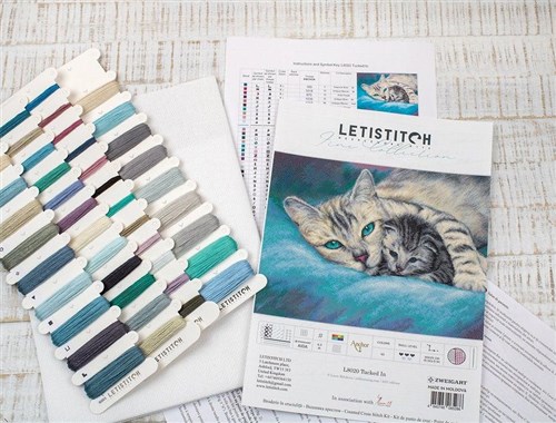 Cross Stitch Kit Tucked In