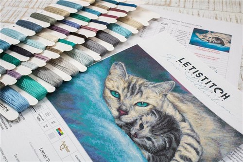 Cross Stitch Kit Tucked In