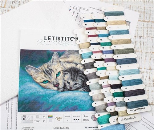 Cross Stitch Kit Tucked In