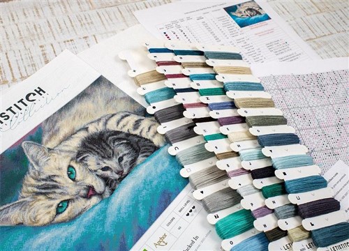 Cross Stitch Kit Tucked In