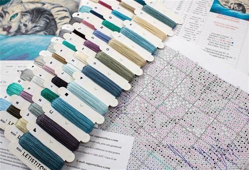 Cross Stitch Kit Tucked In