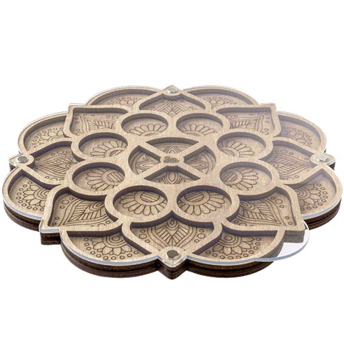 Bead Organizer With Transparent Cover
