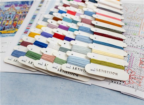 Winter Townhouse Cross Stitch Kit