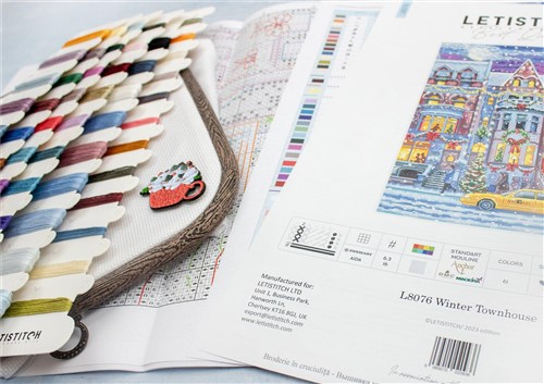 Winter Townhouse Cross Stitch Kit