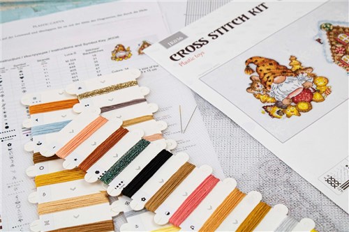 Gnome & House Cross Stitch Kit