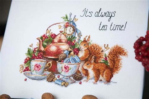 It's Always Tea Time Cross Stitch Kit