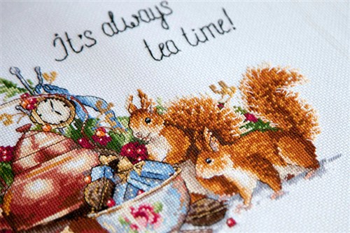 It's Always Tea Time Cross Stitch Kit
