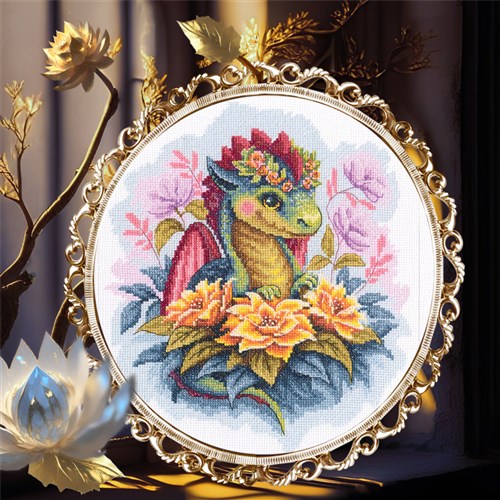 Guardian Of The Golden Flowers Cross Stitch Kit