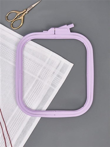 Plastic Square Hoop Nurge - Pastel Lilac