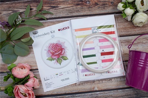 Rose Aroma Cross Stitch Kit