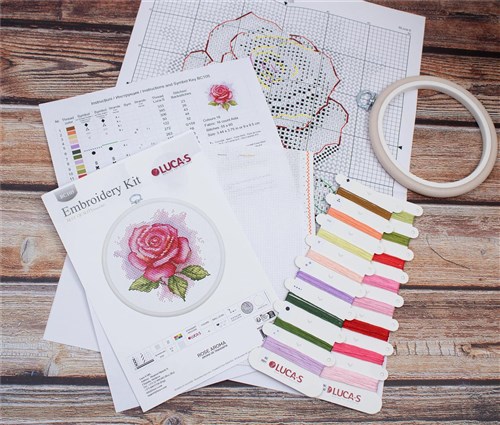 Rose Aroma Cross Stitch Kit