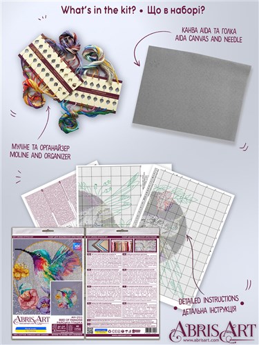 Cross Stitch Kit - Bird Of Paradise
