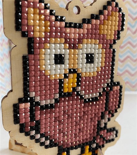 Owl Diamond Painting On Plywood Kit