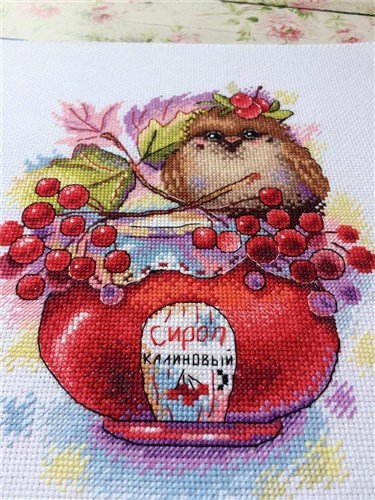 Winged Arrowwood Cross Stitch Kit