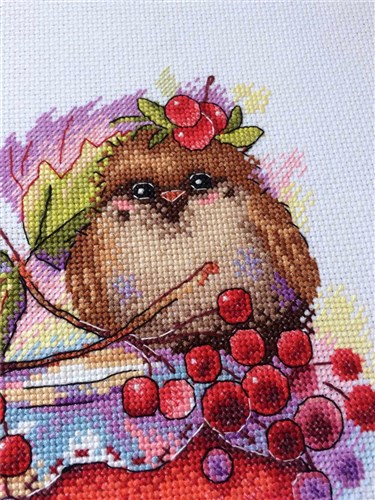 Winged Arrowwood Cross Stitch Kit