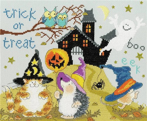 Trick Or Treat Cross Stitch Kit