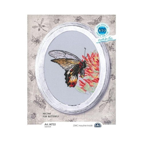 Nectar For Butterfly Cross Stitch Kit