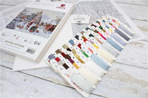 Santa's Cottage Cross Stitch Kit